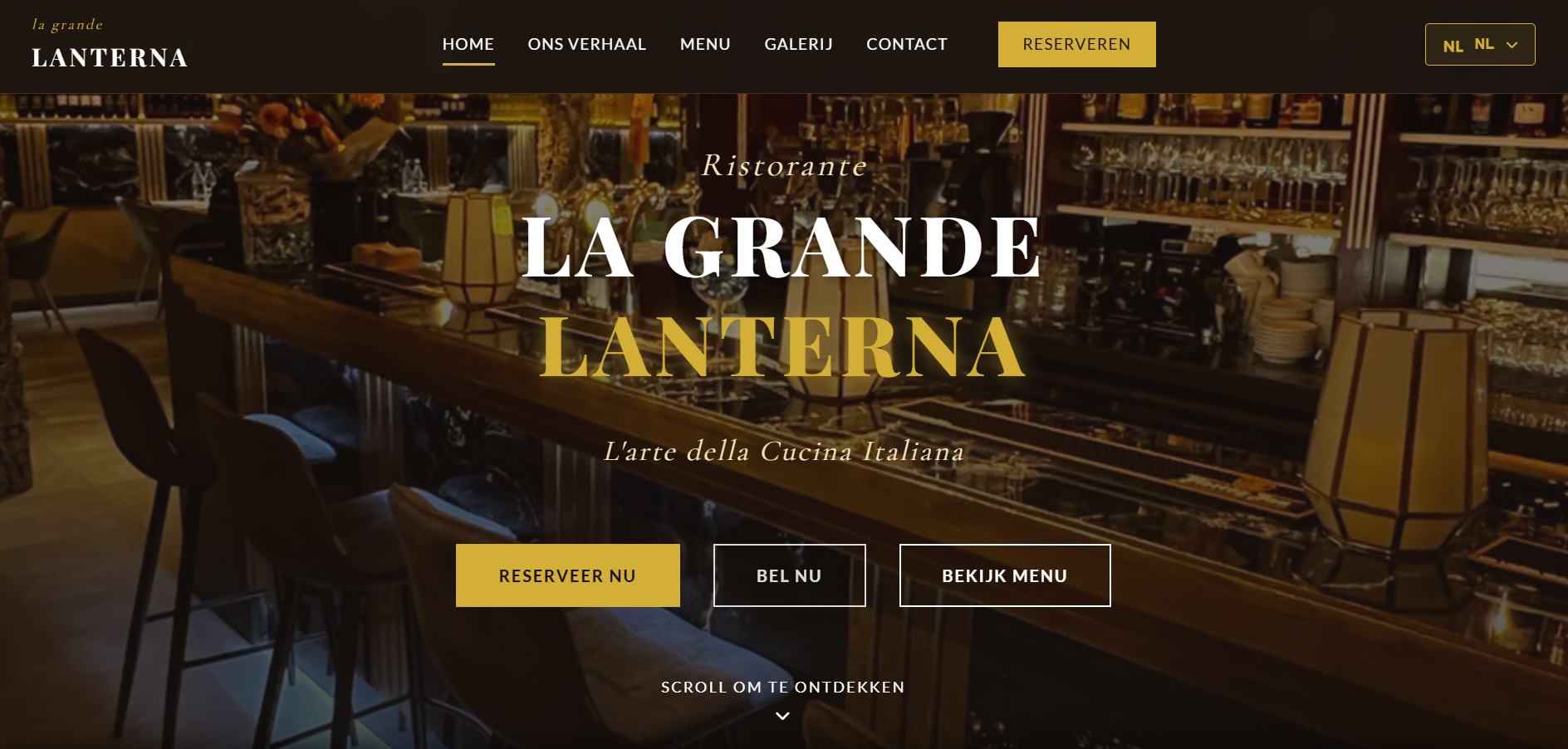 La Grande Lanterna website screenshot